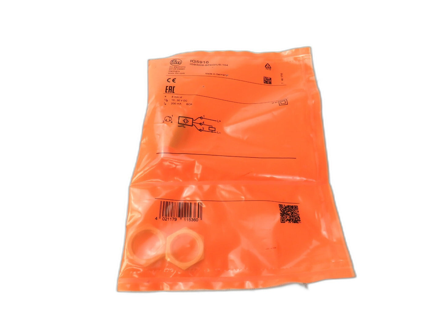 IFM IGB3008-BPKG/US-104 New