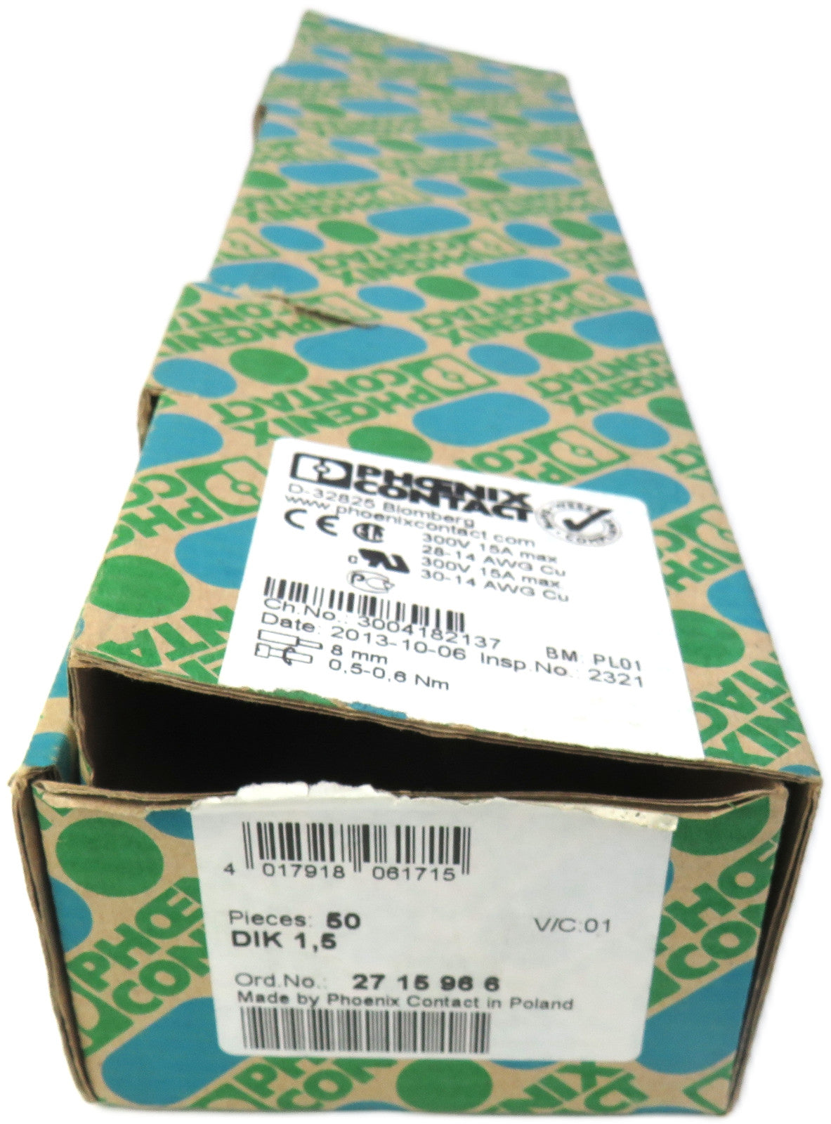 Phoenix Contact 2715966 DIK 1,5 Lot of 23 New