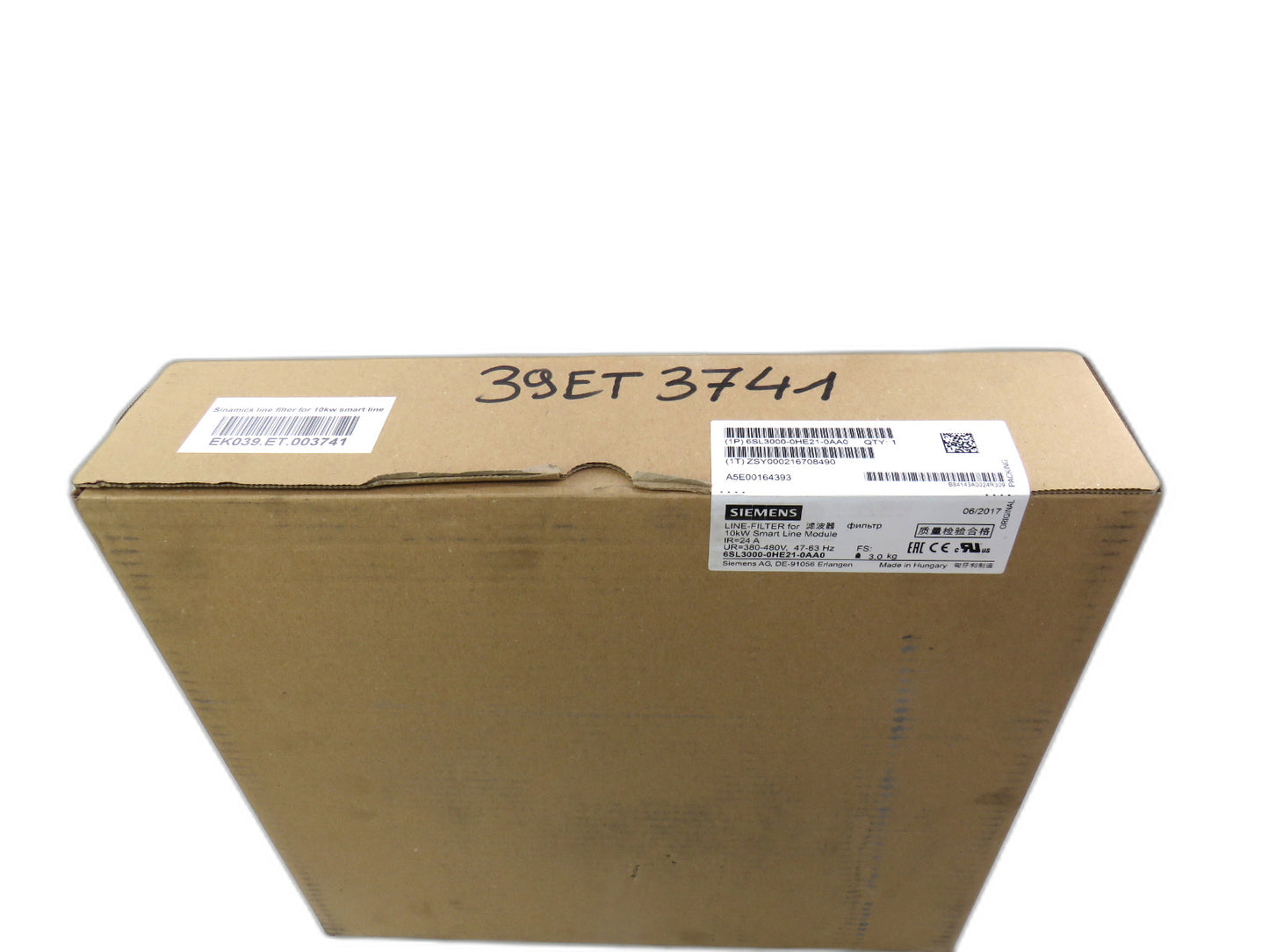SIEMENS 6SL3000-0HE21-0AA0 New