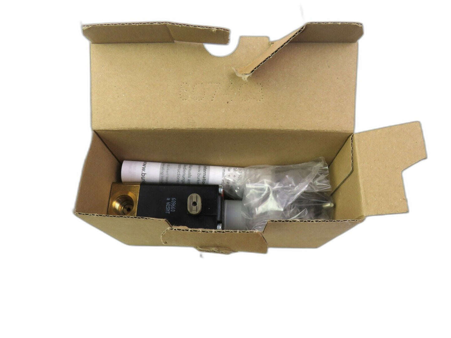 BURKERT 00058146 3/2 WAY SOLENOID VALVE 0330 c 3,0 NBR MS G1/4 PN0-10bar New