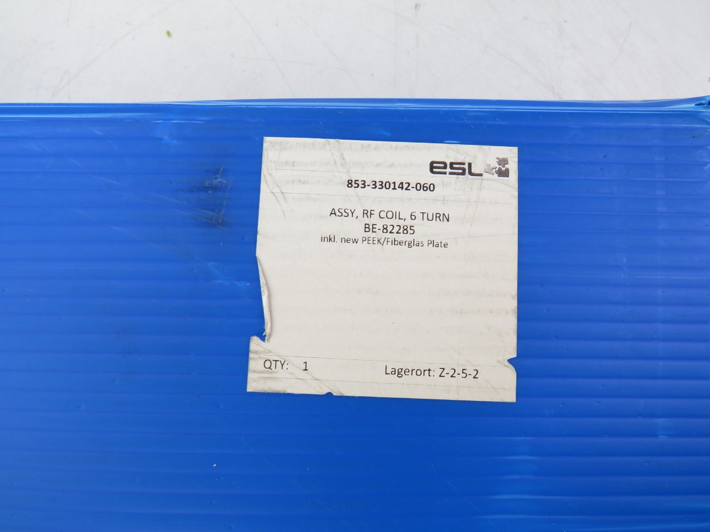 ESL LAM RESEARCH 853-330142-060 RF COIL 6 TURN New