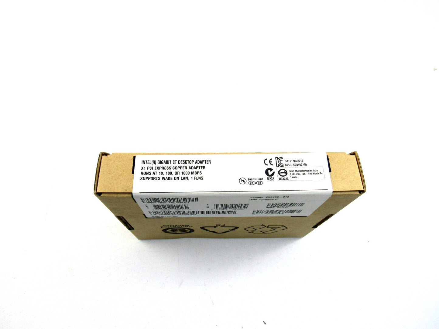 Intel Gigabit CT desktop adapter E39199-010 New