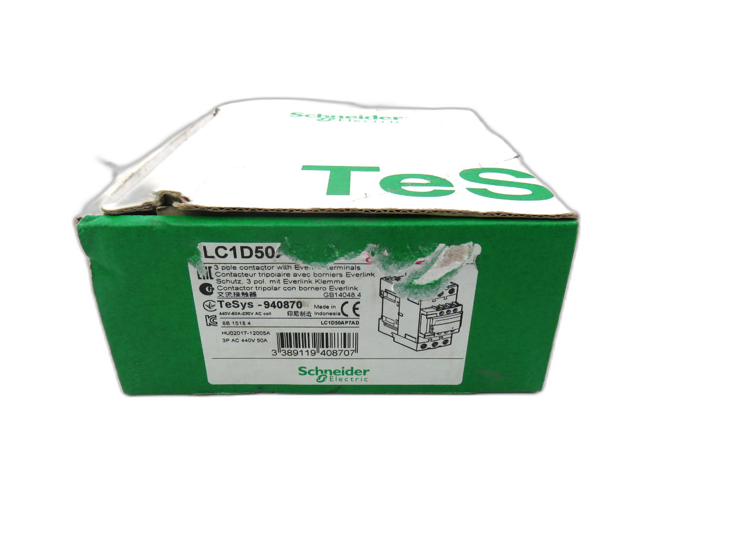SCHNEIDER ELECTRIC LC1D50AP7 CONTACTOR New