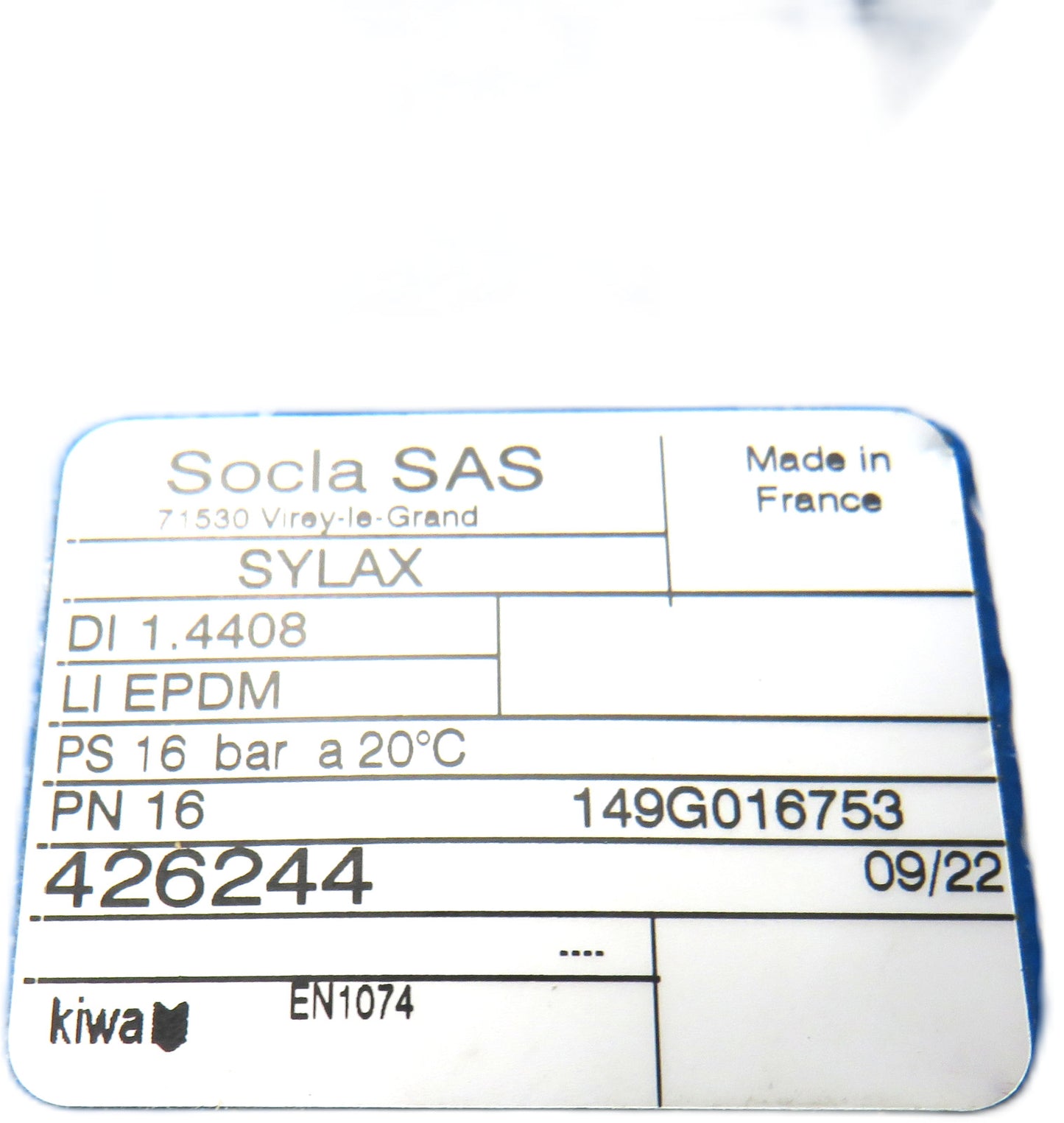 Socla SAS 149G016753 DN32 New