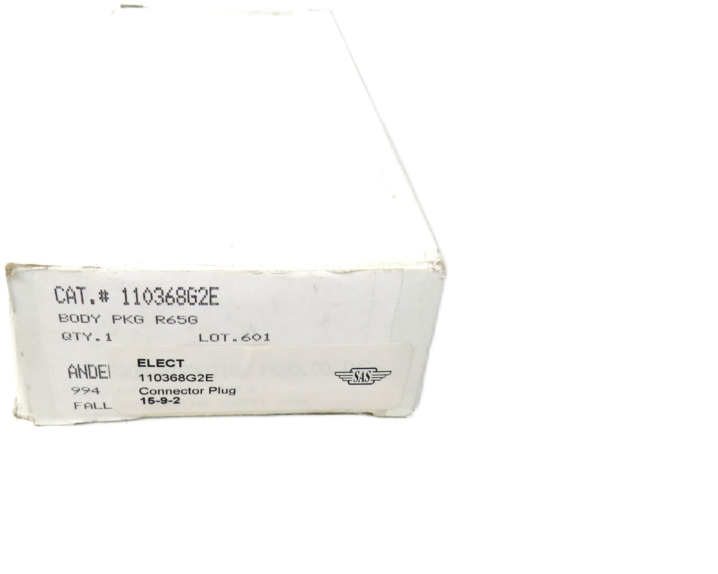 Anderson Airmotive Attachable R65G 110368G2E CONNECTOR PLUG New