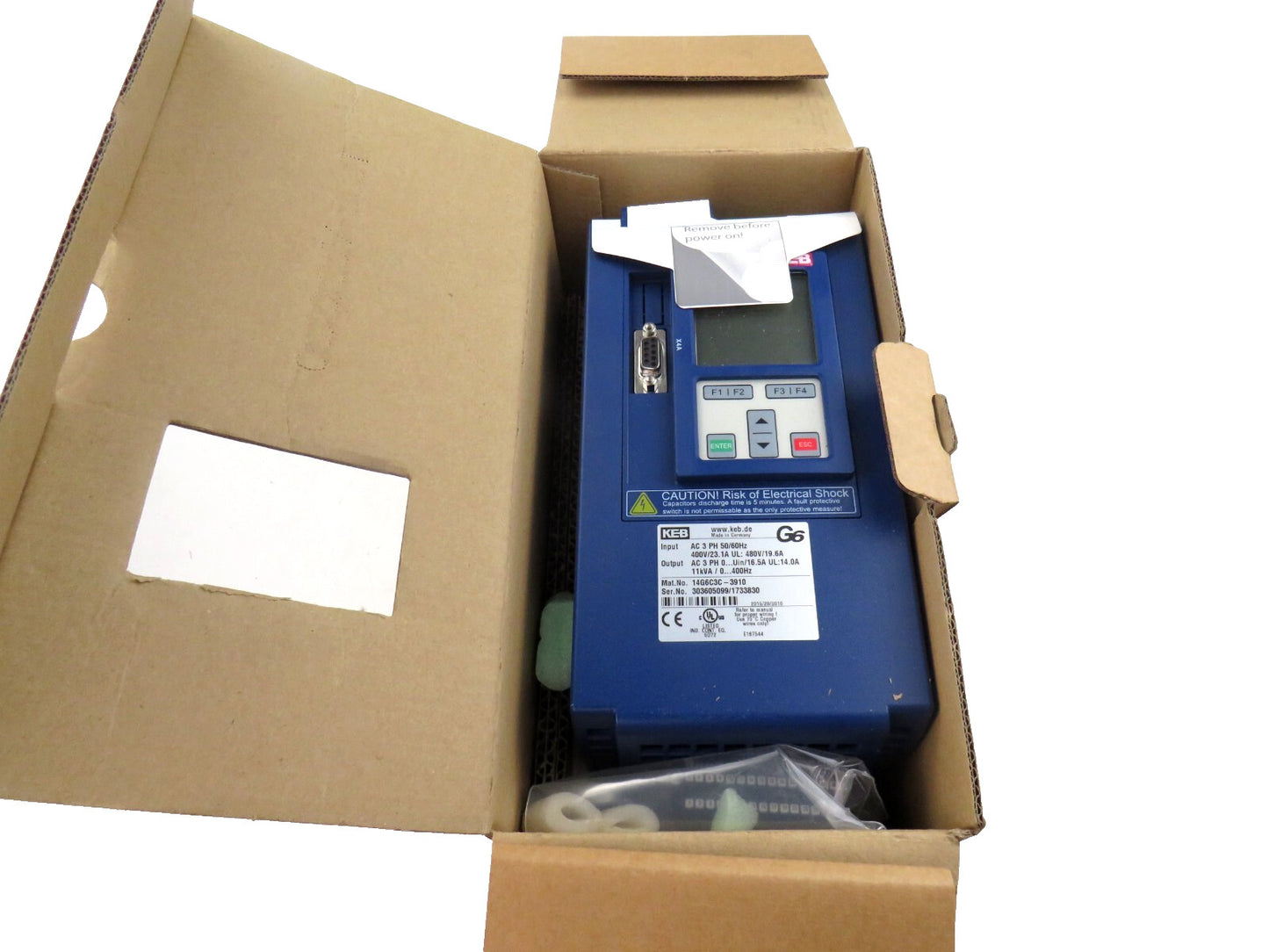 KEB 12G6C3B-3910 New