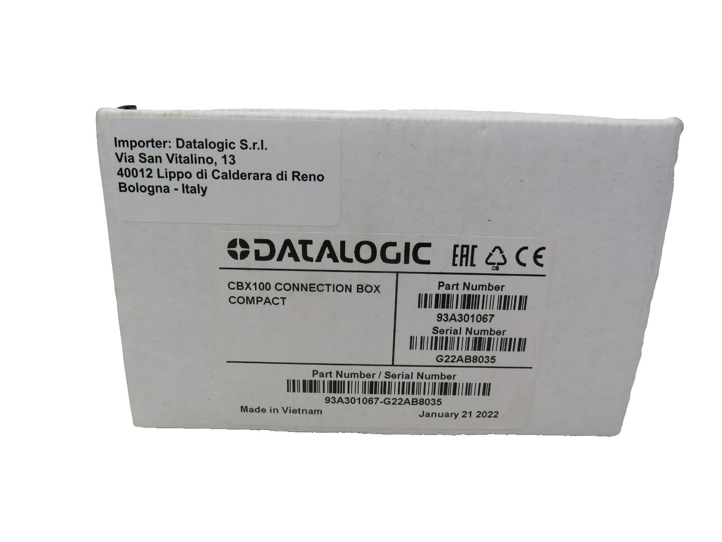 DATALOGIC 93A301067 CBX100 Connection Box New