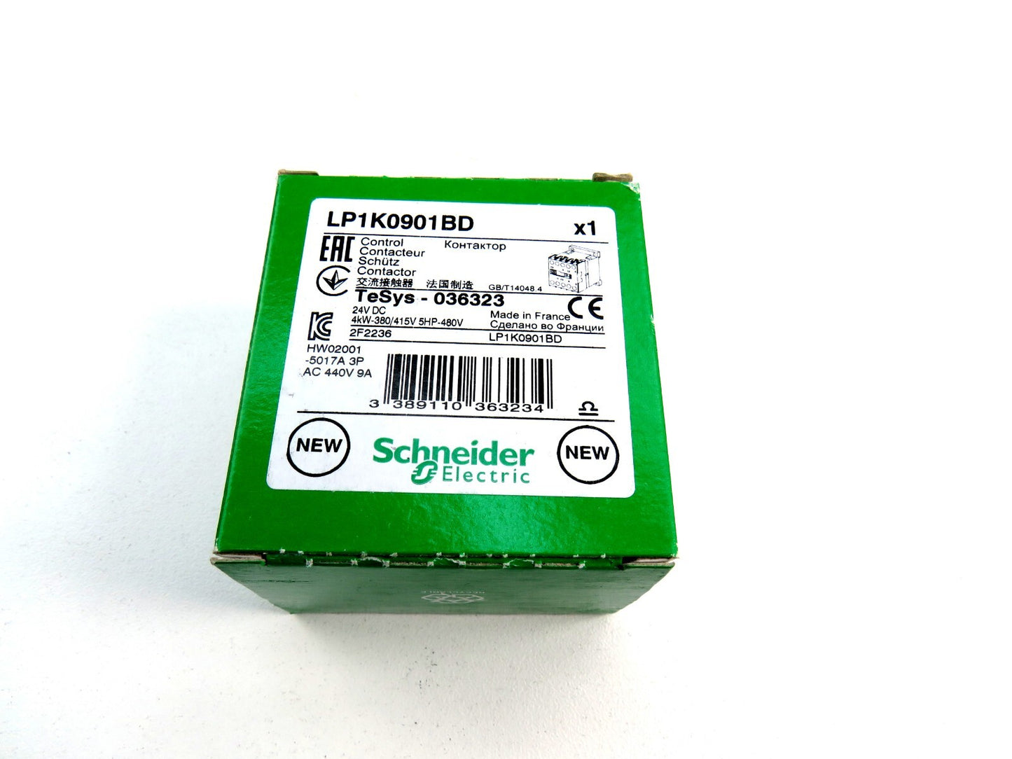 SCHNEIDER LP1K0901DB CONTACTOR New