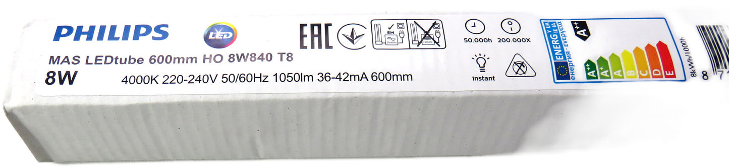 Philips G13/T8 Master LEDtube 60cm 8W 4000K New