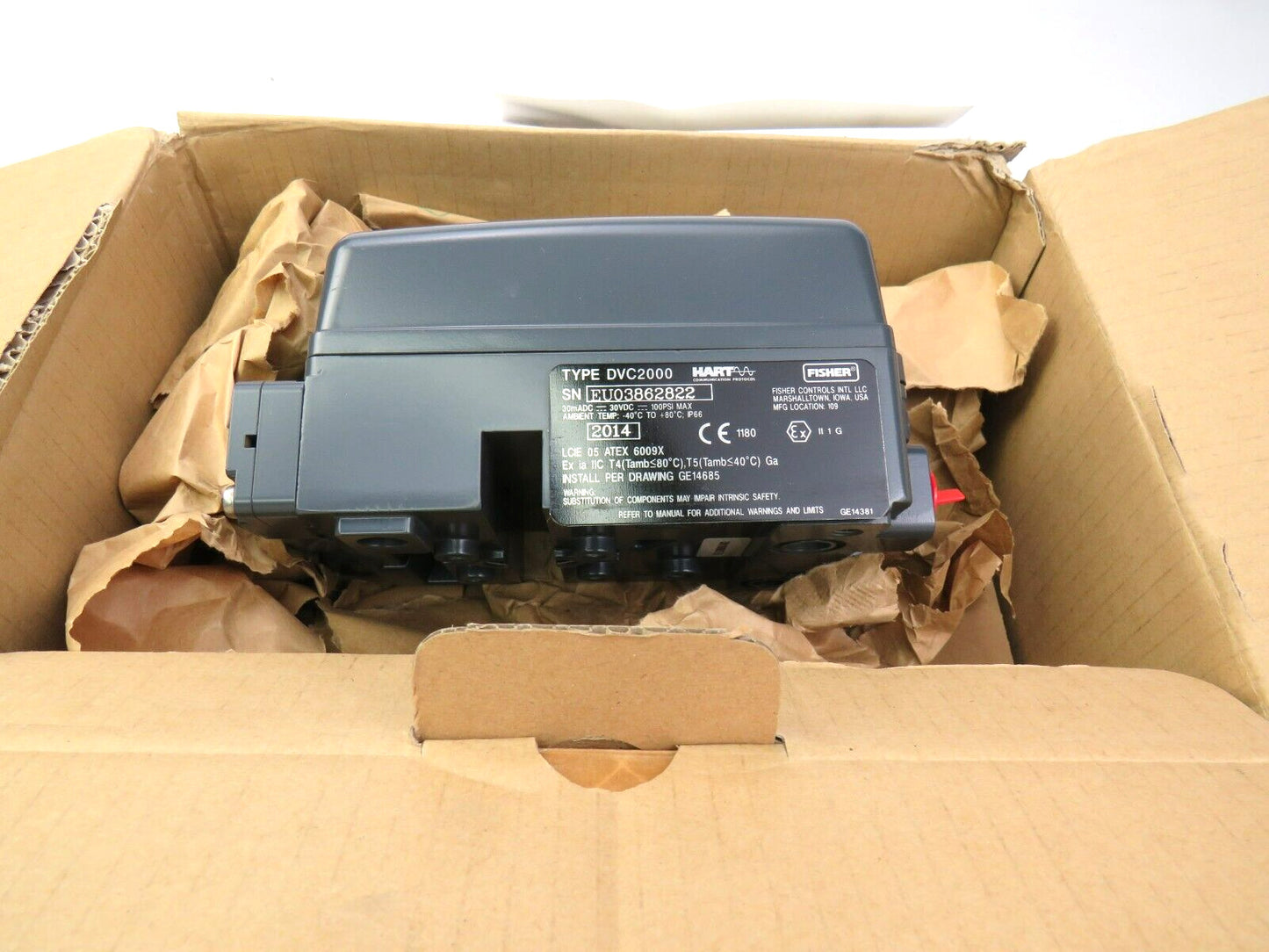 FISHER EMERSON DVC2000 DVC 2000 GE13889X492 FIELDVUE HART NPT B GE13889X492 New