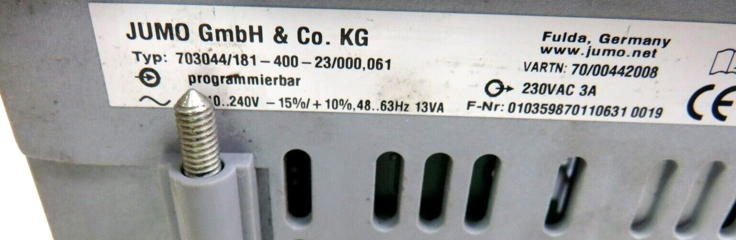 JUMO 703044/181-400-23/000,061 dTRON 304