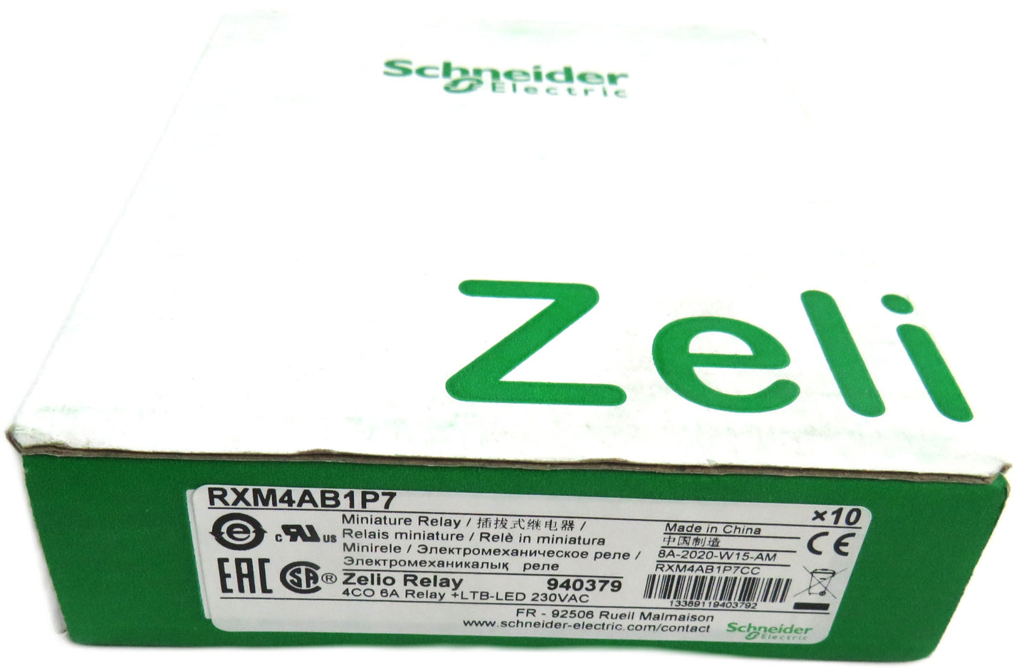 SCHNEIDER RXM4AB1P7 MINIATURE RELAY Lot of 7 New