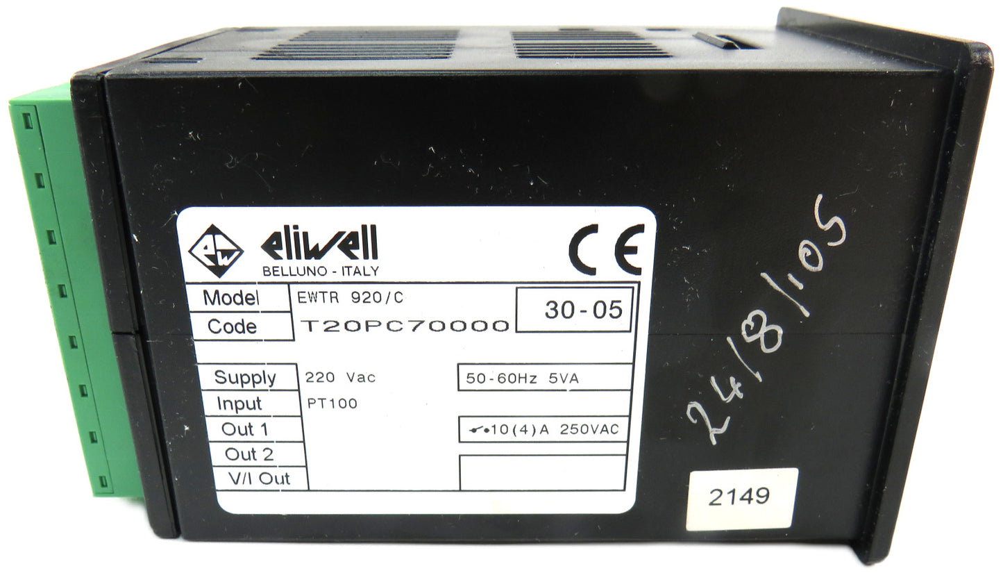 ELIWELL EWTR 920 920/C T20PC70000 EWTR920/C Temperature Controller