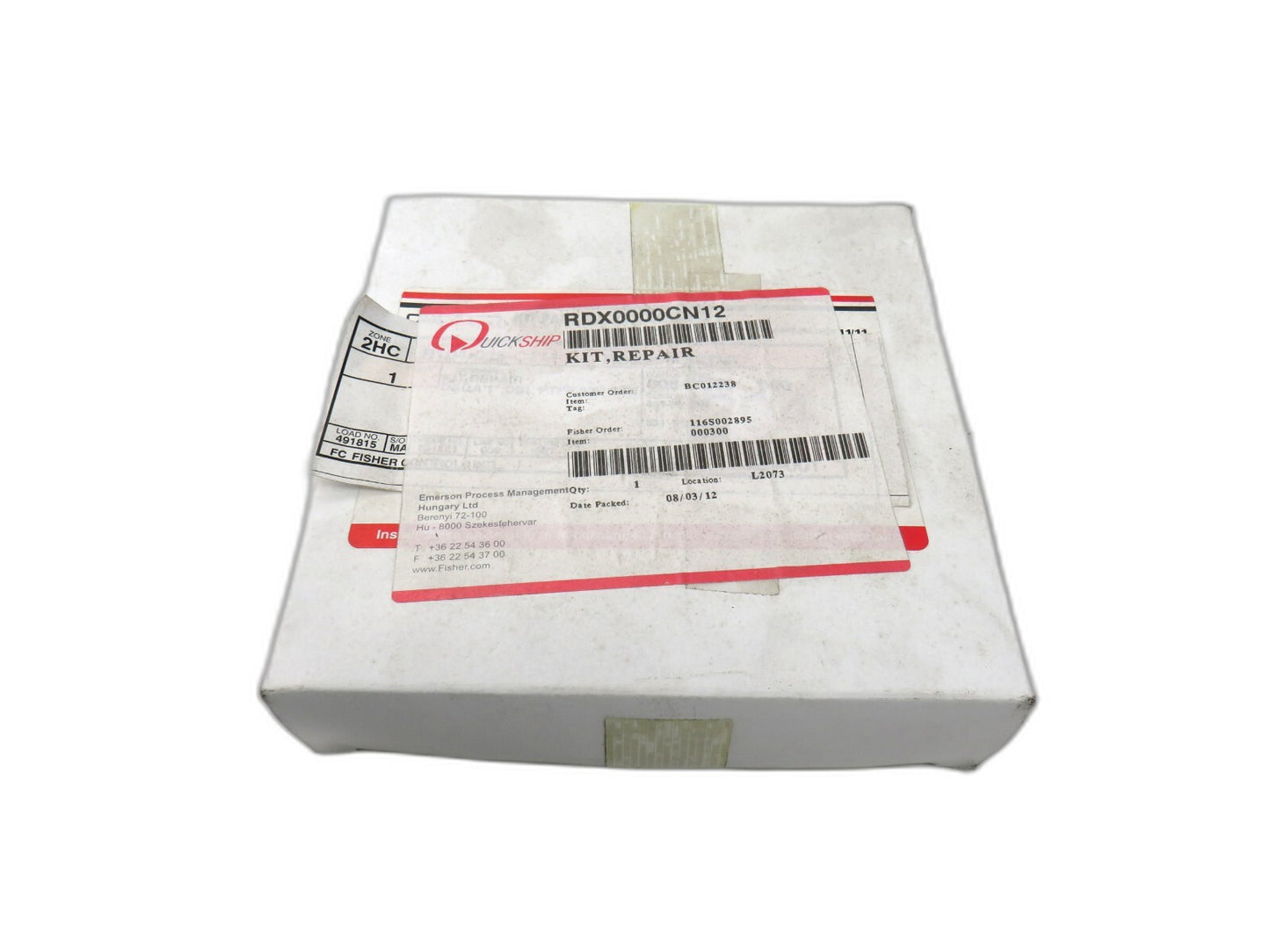 EMERSON FISHER RDX0000CN12 REPAIR KIT New