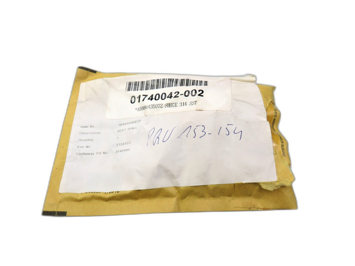 EMERSON FISHER 1B884435072 SEAT RING New