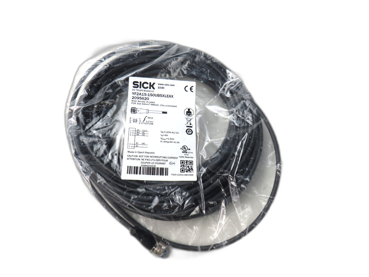 SICK YF2A15-150UB5XLEAX CABLE 2095620 New