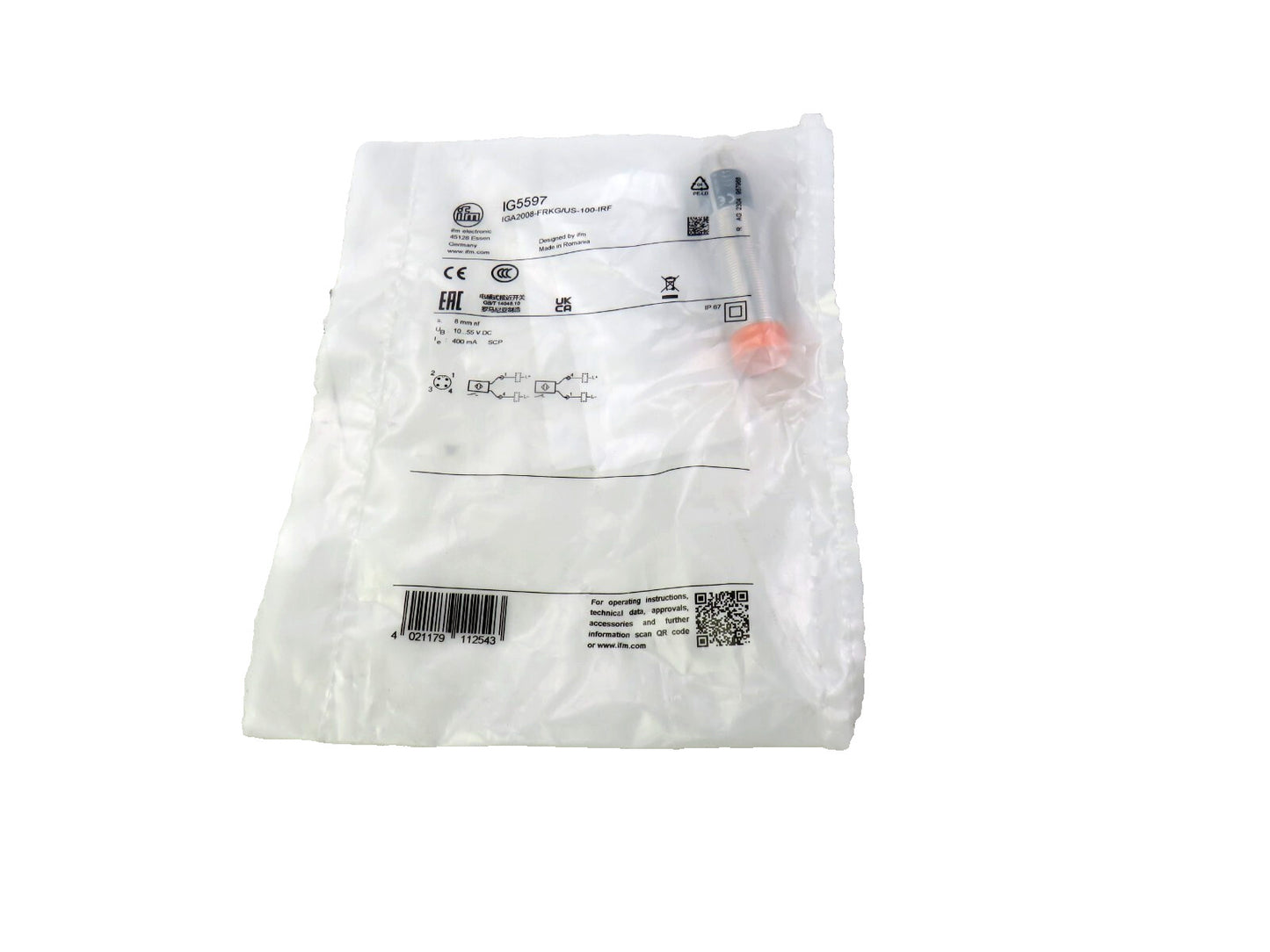 IFM IG5597 Inductive Sensor New
