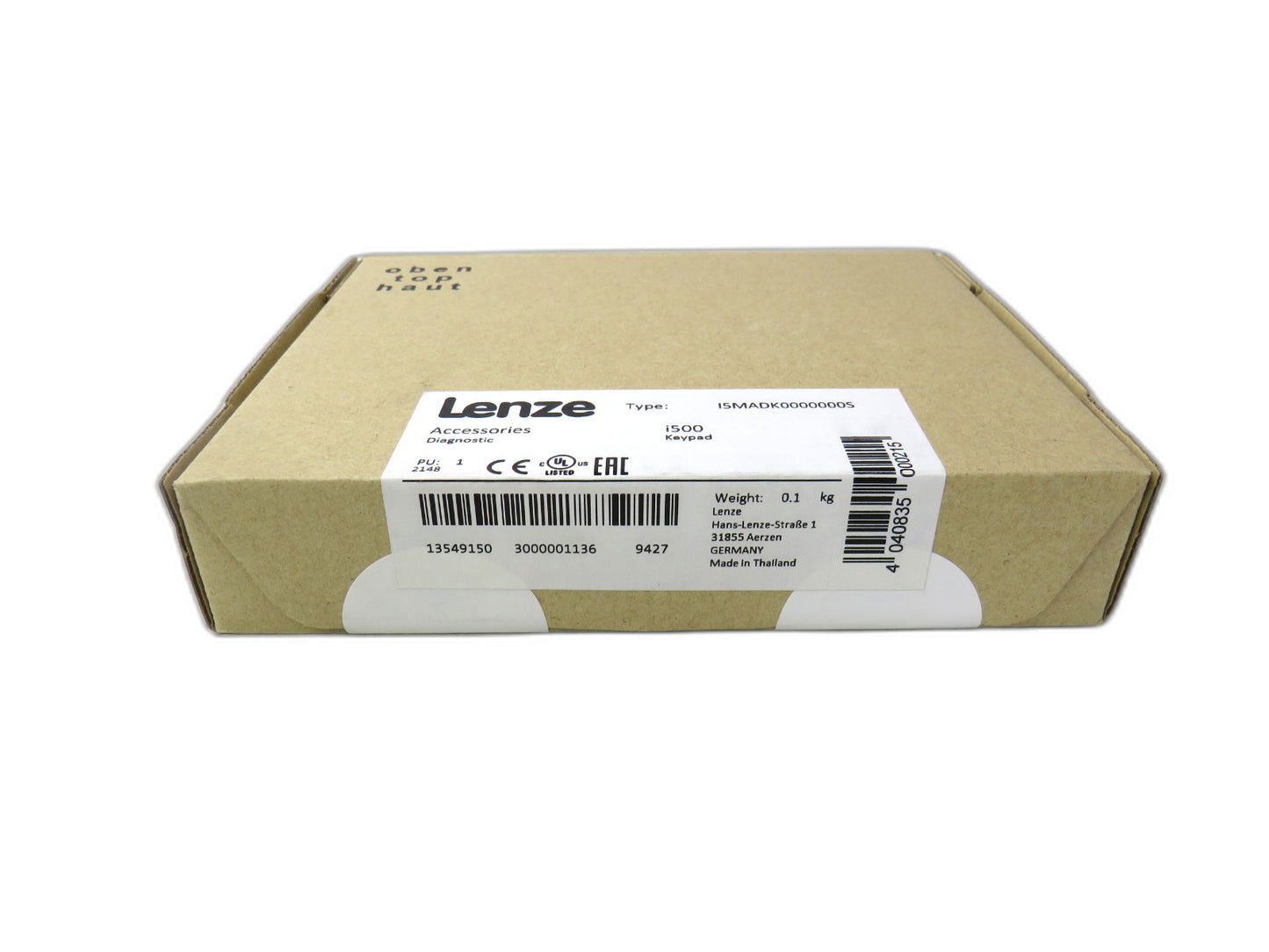 LENZE I5MADK0000000S i500 keypad New