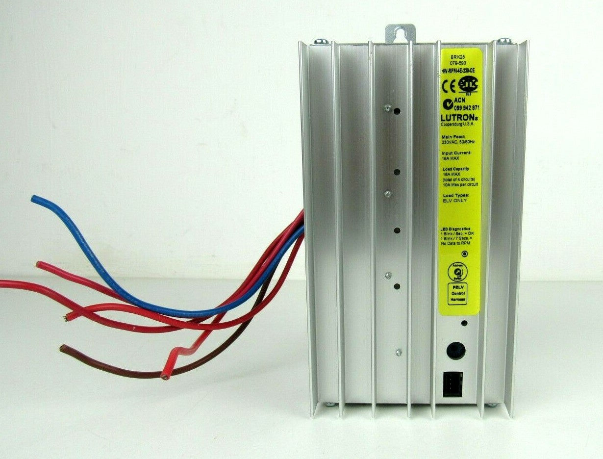 Lutron Home Works HW-RPM-4E-230 CE Remote Power Module New