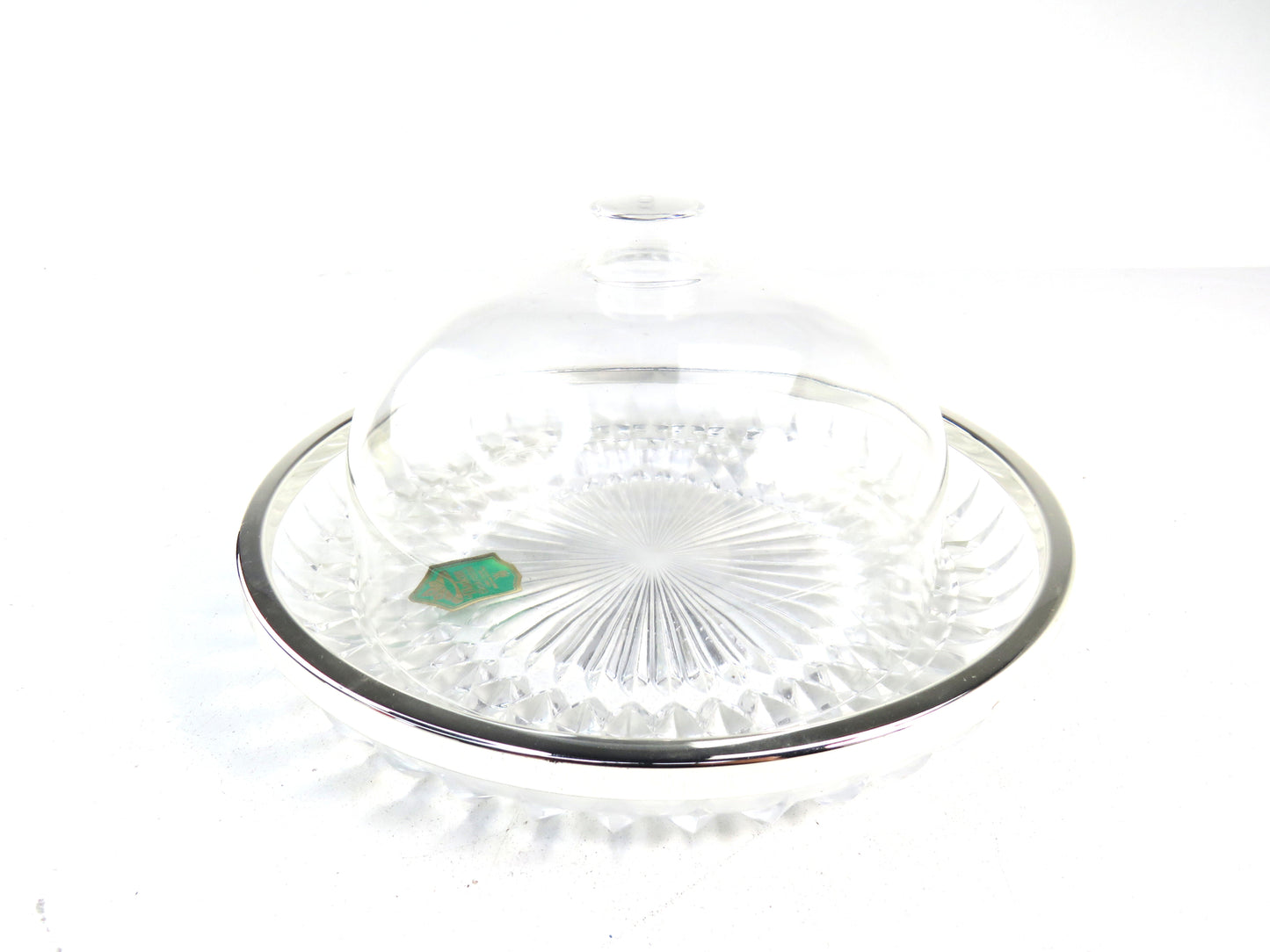 WMF 0229891140 Diadem käseglocke Bleikristall Cheese plate Germany New