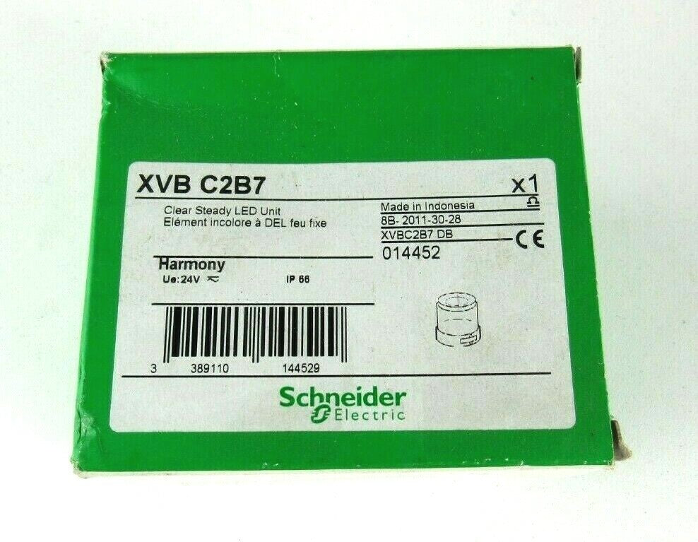 NEW sealed SCHNEIDER XVB C2B7 XVBCB7 CLEAR STEADY LED UNIT