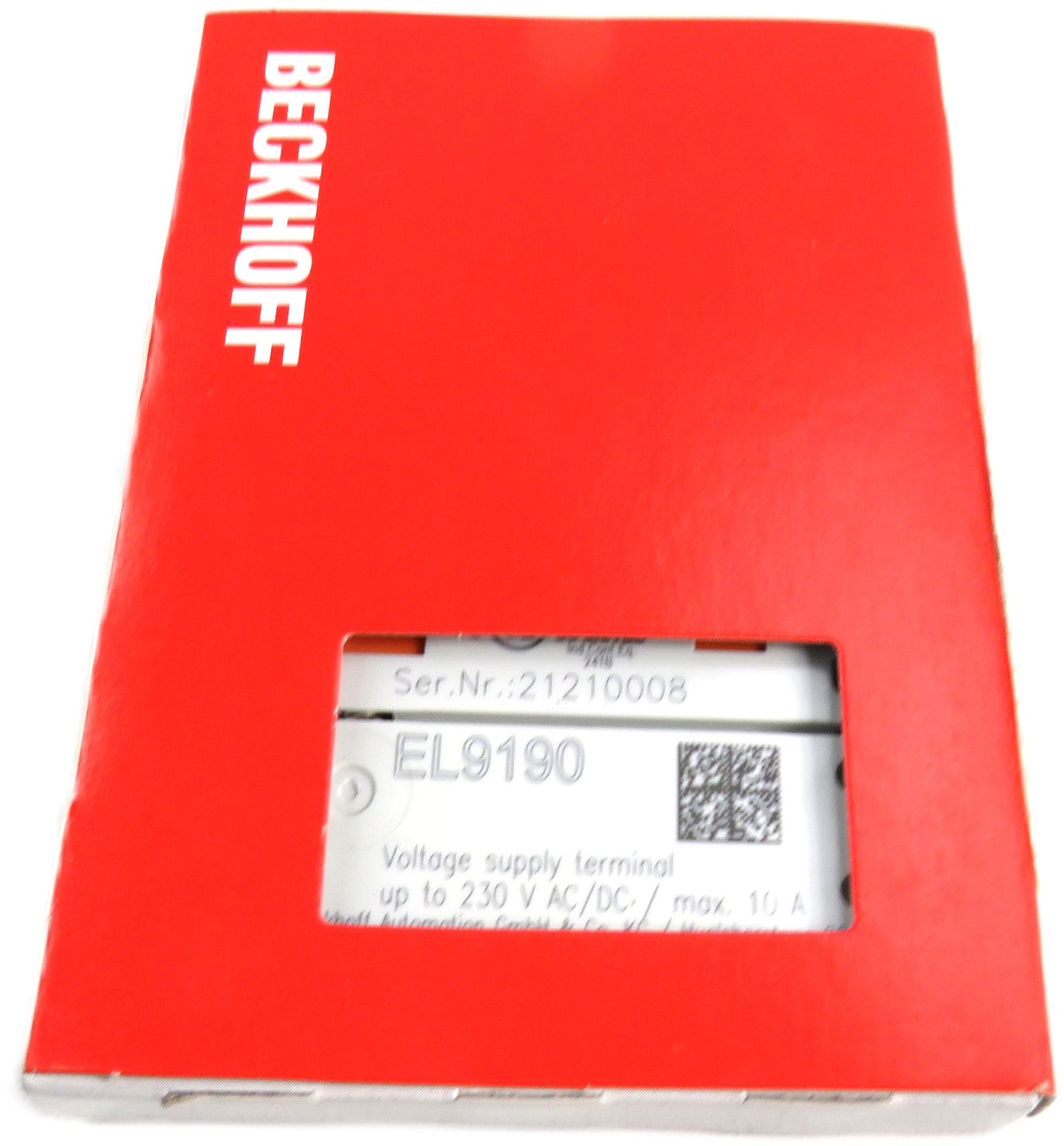 BECKHOFF EL9190 Potential supply terminal, any voltage up to 230 V AC New
