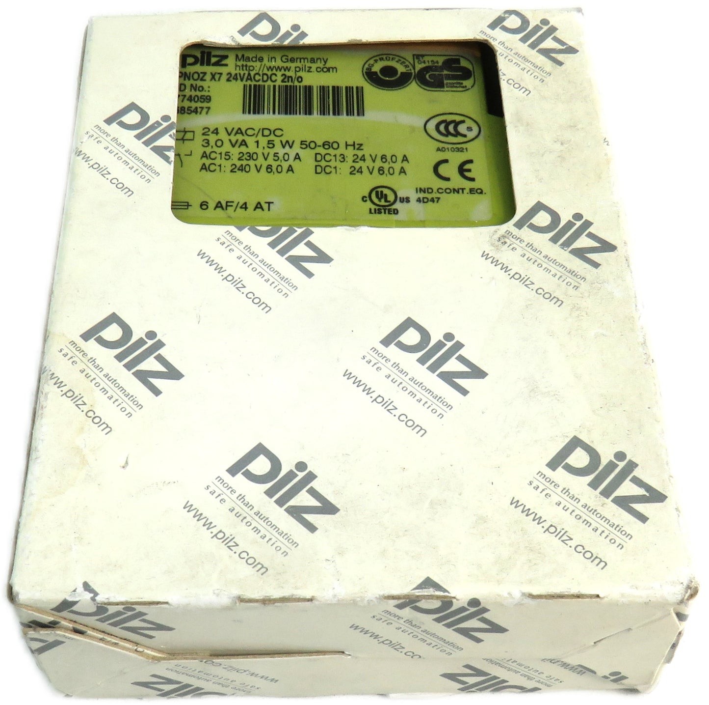 PILZ 774059 PNOZ X7 24VACDC 2n/o 774059 New