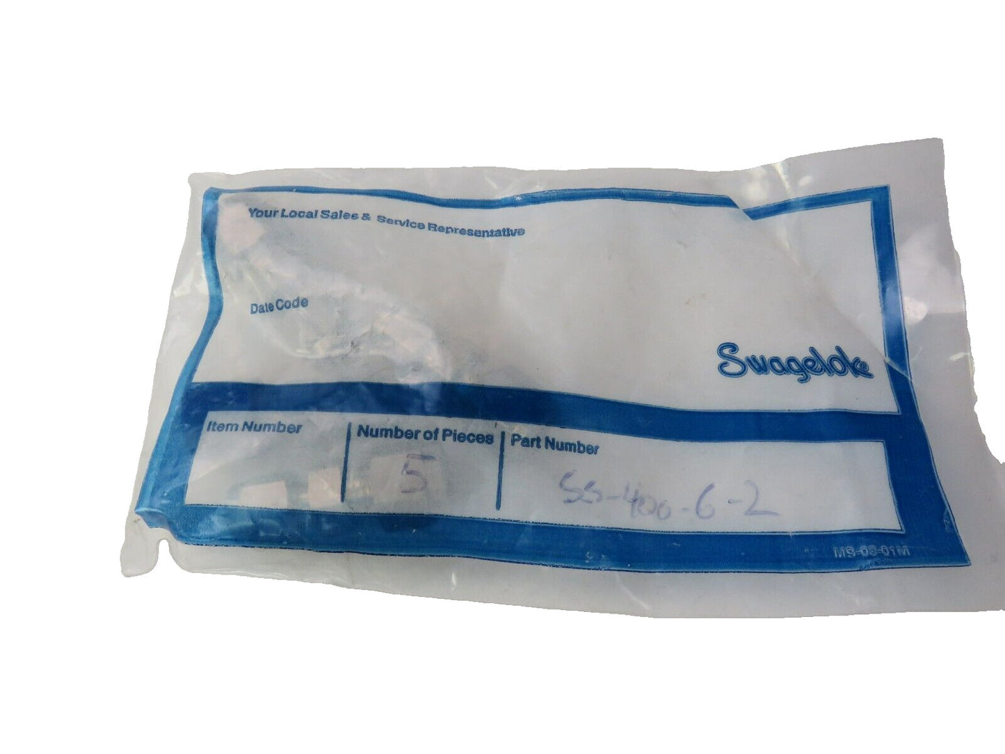 SWAGELOK SS-CHS4-1 POPPET CHECK VALVE New