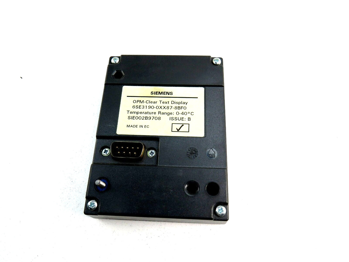 SIEMENS OPM-Clear Text Display Panel 6SE3190-0XX87-8BF0 New