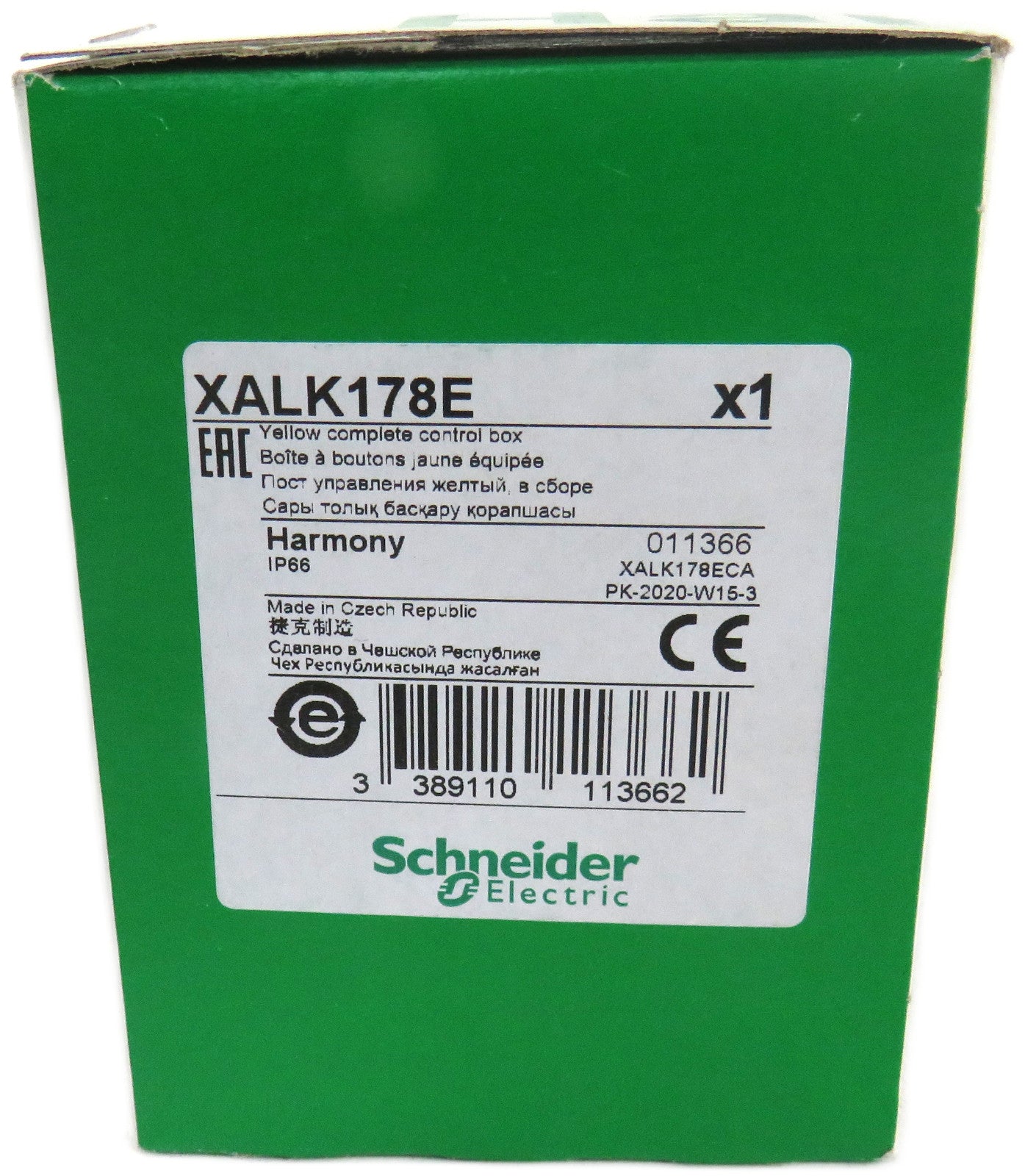SCHNEIDER ELECTRIC XALK178E control box New