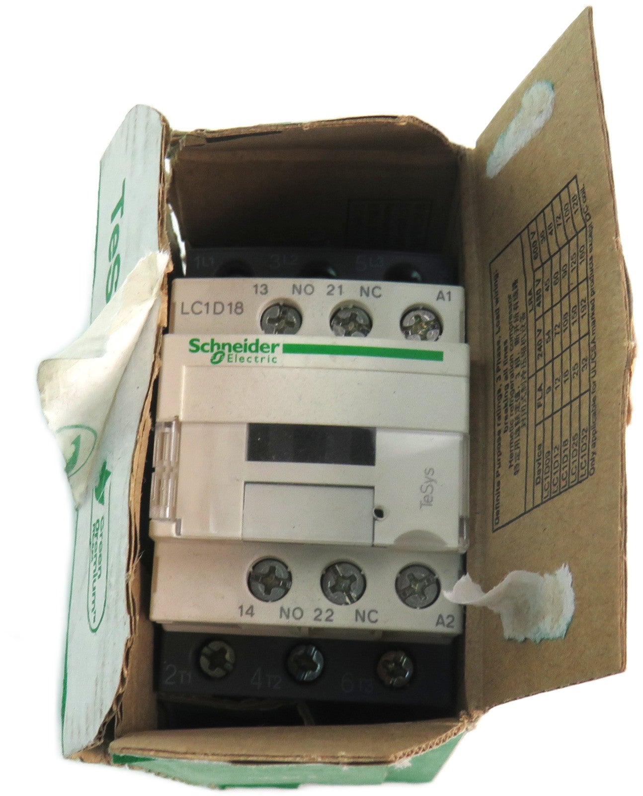 SCHNEIDER ELECTRIC LC1D18E7 Contactor Schutz TeSys 034942 New