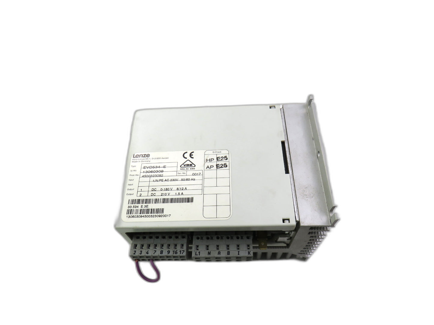 LENZE 530 EVD534-E 13060309