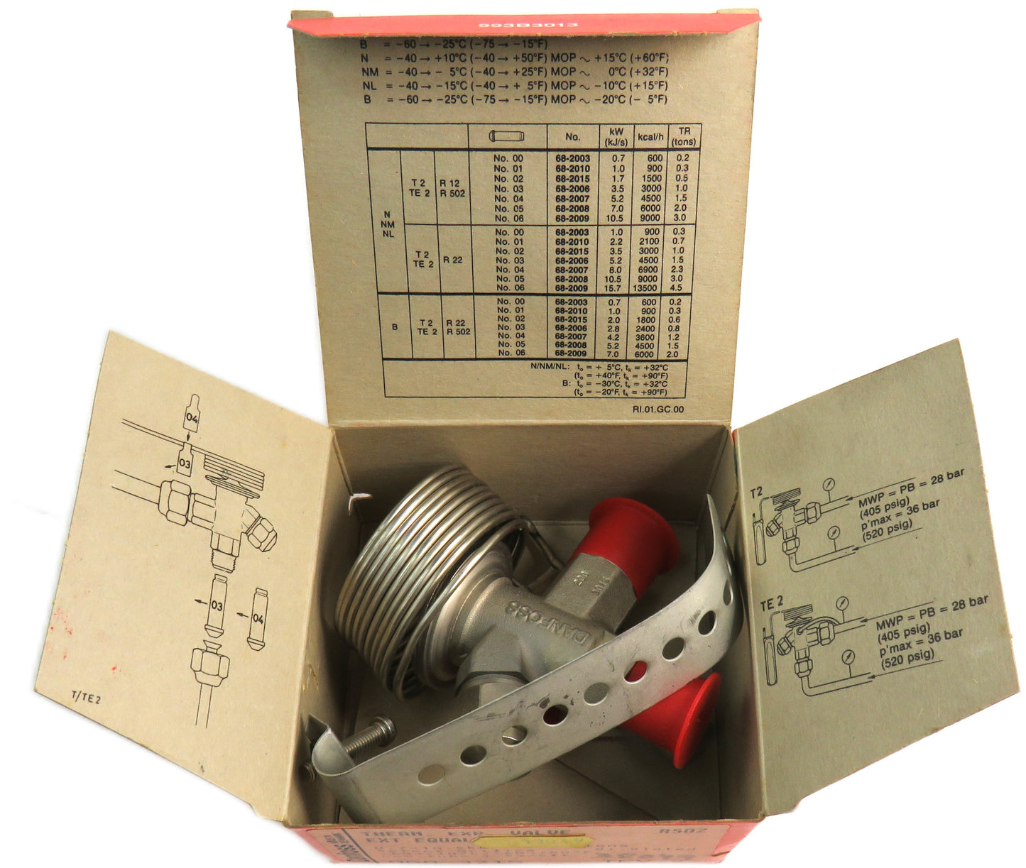 Danfoss 068-3215 068Z3215 Thermostatic expansion Valve New