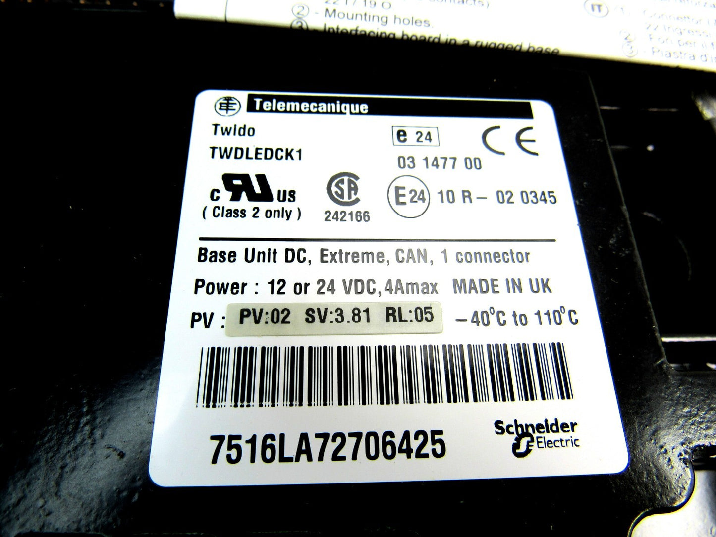 TELEMECANIQUE TWDLEDCK1 twido New