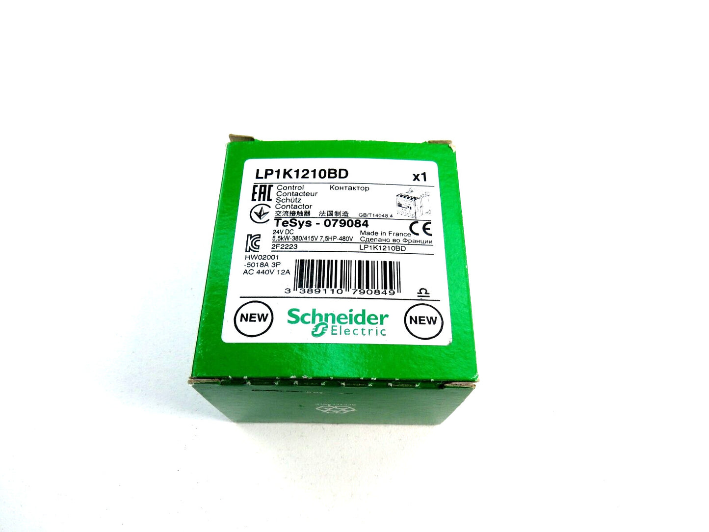 SCHNEIDER LP1K1210DB CONTACTOR New