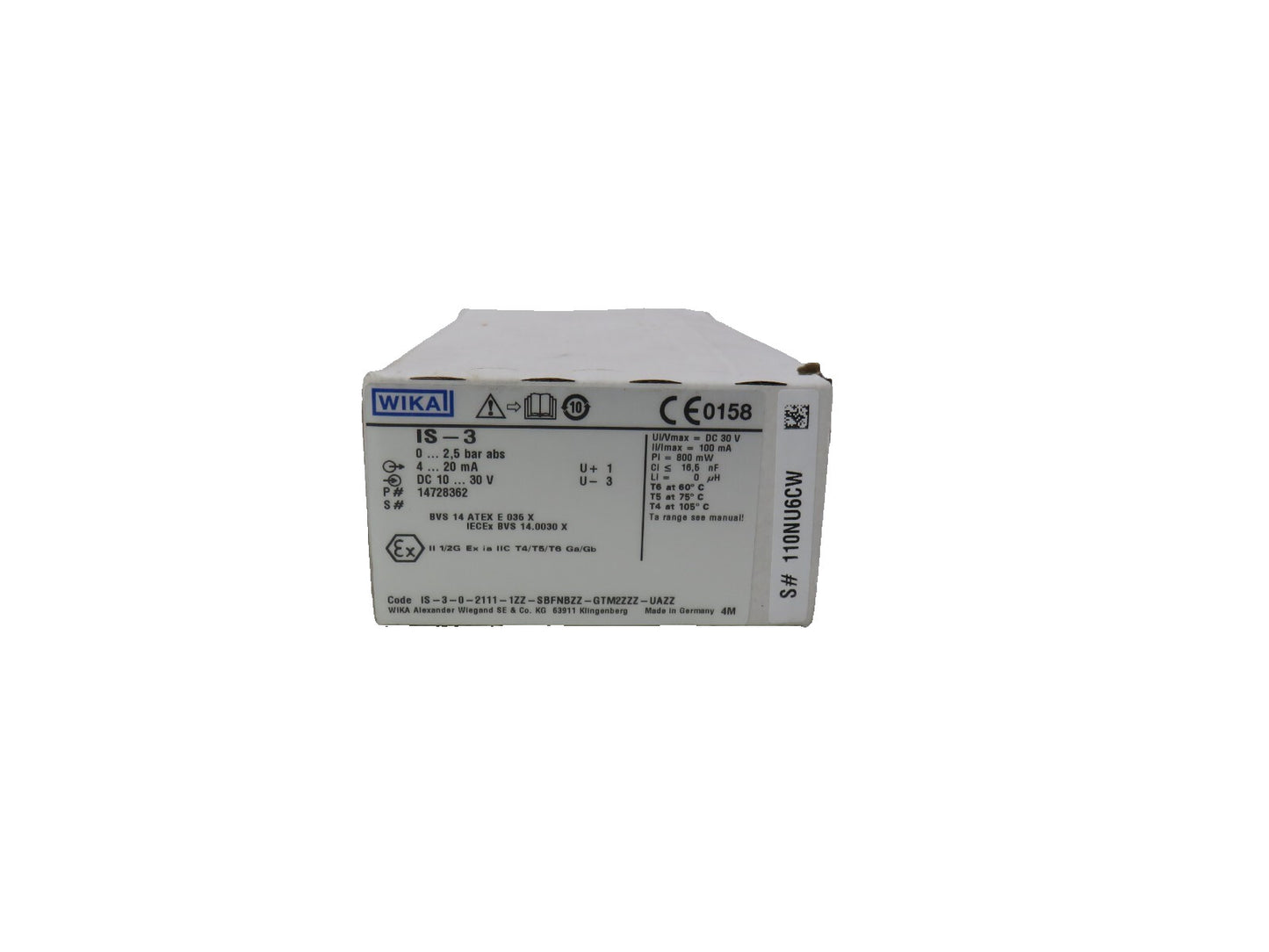 WIKA IS-3 IS3 New