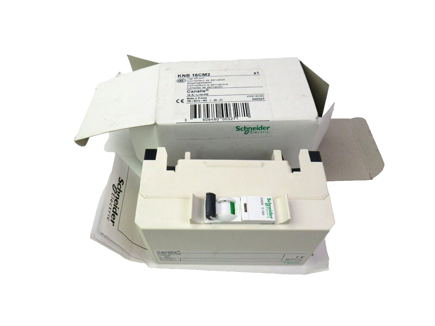 SCHNEIDER KNB16CM2 KNB 16CM2 Canalis Tap off unit New