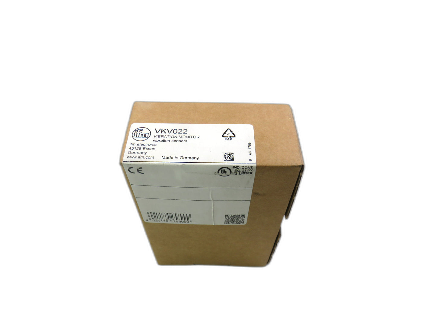 IFM VKV022 VIBRATION MONITOR SENSOR New
