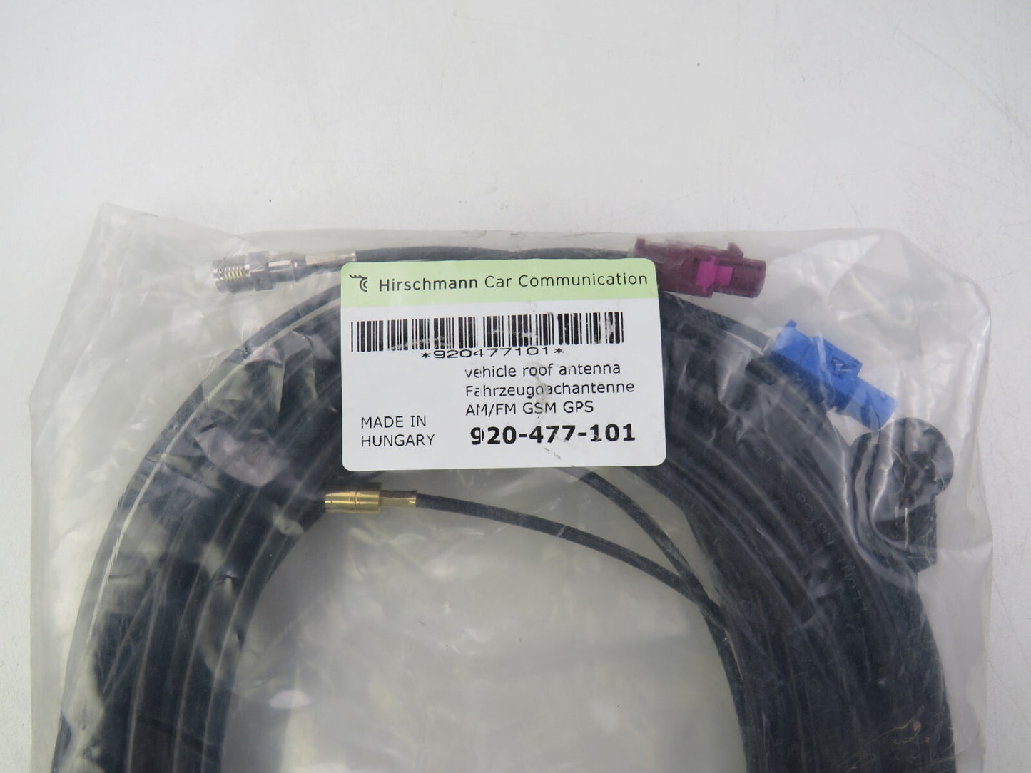 HIRSCHMANN 920-477-101 VEHICLE ROOF ANTENNA AM/FM GPS New