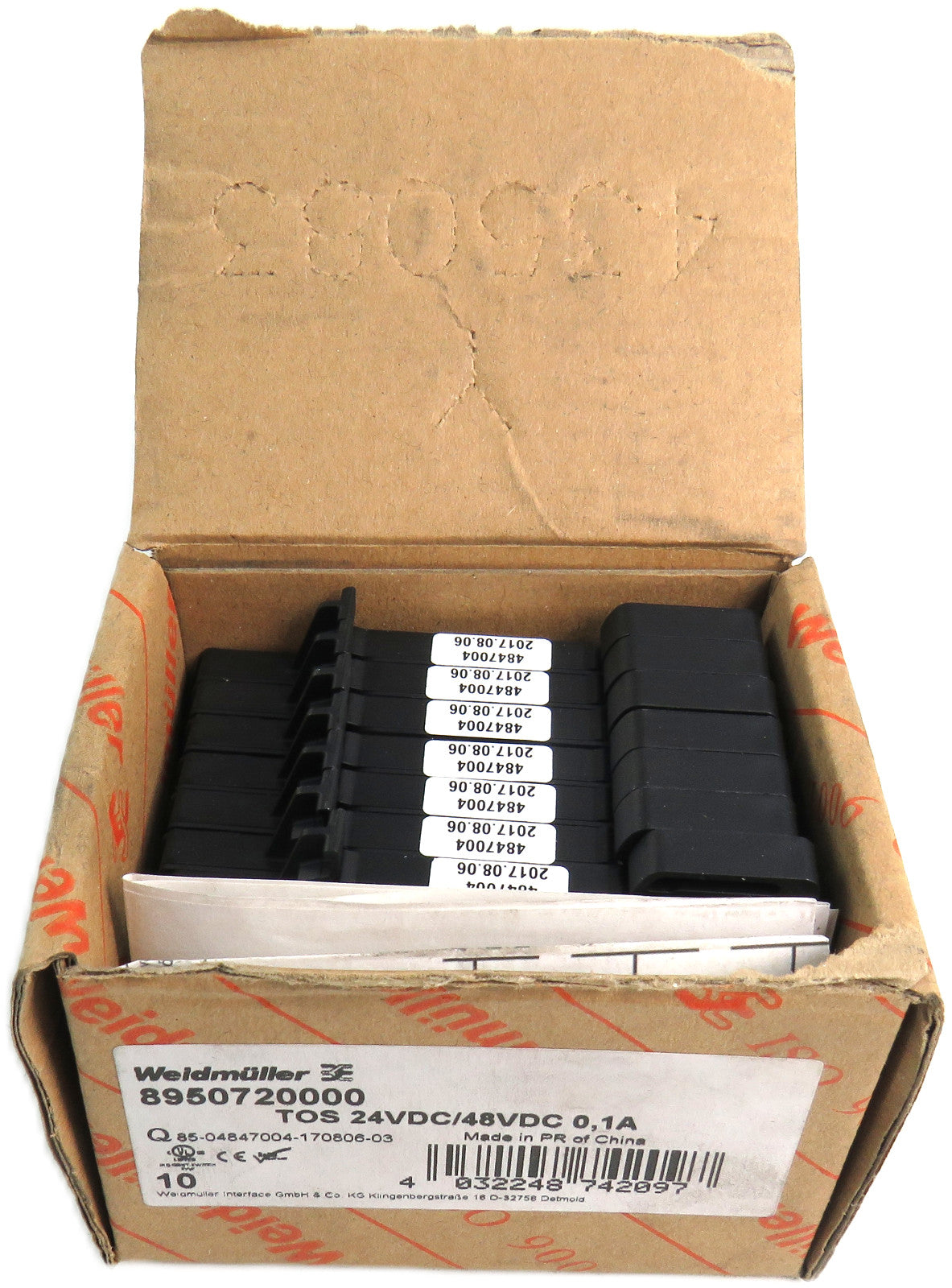 Weidmuller 8950720000 TOS 24VDC 48VDC 0,1A 8950720000 Lot of 7 New