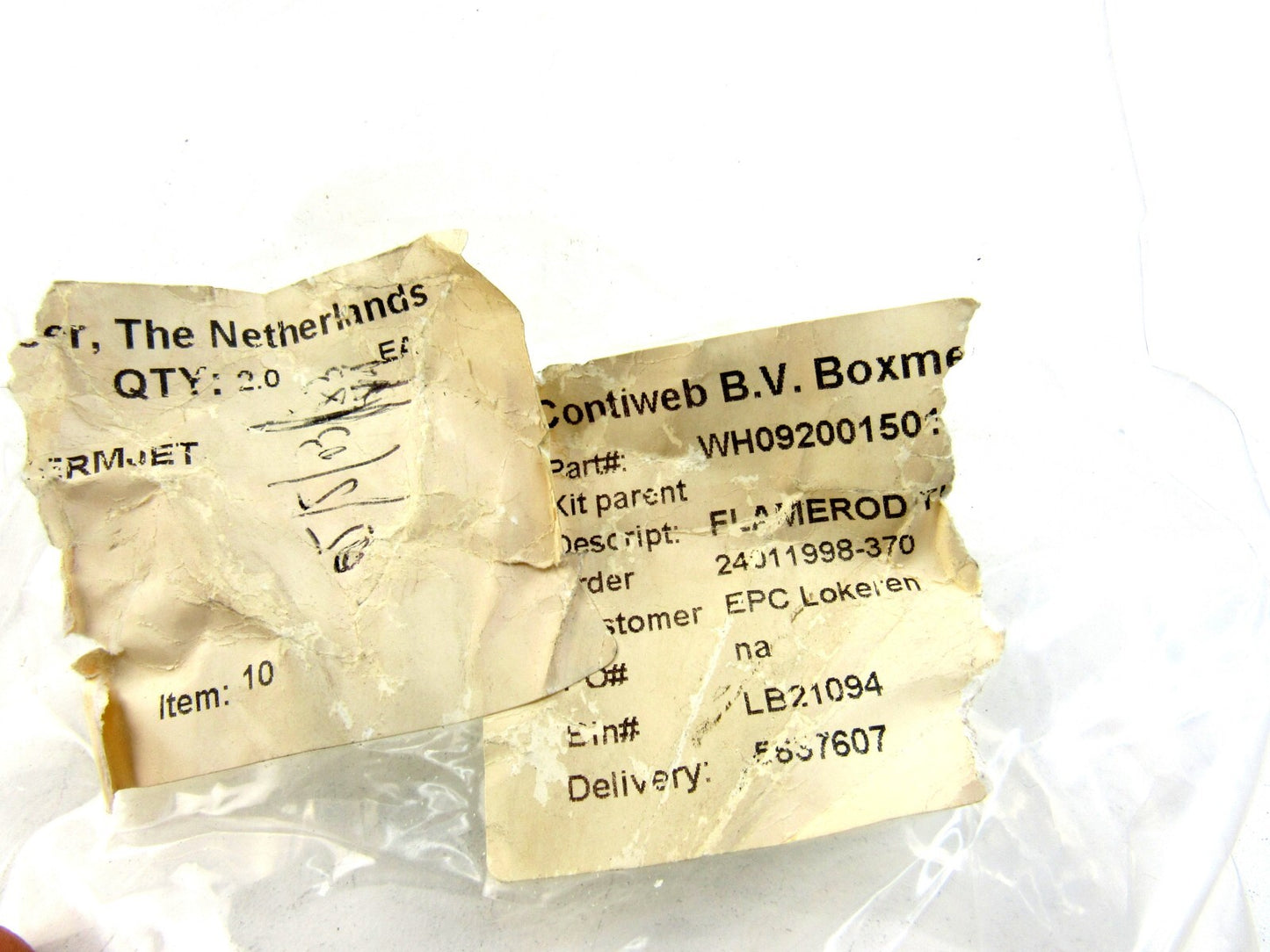 Honeywell Flamerod Thermjet WH.092001501 Eclipse New