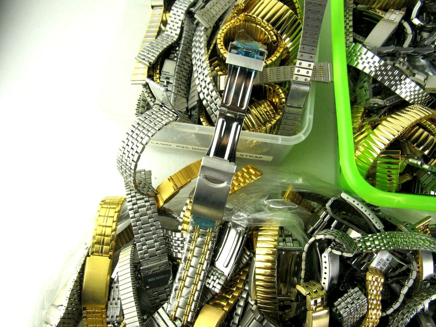 Huge hundreds Lot of watch wristbands stainless steel replacements New