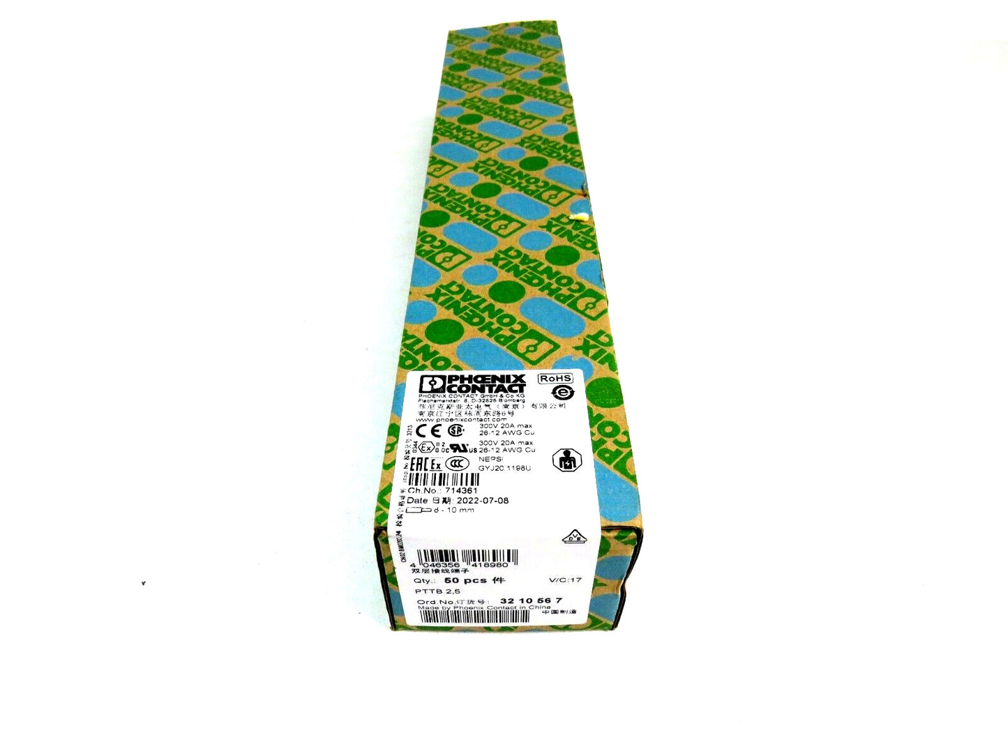 PHOENIX CONTACT 3210567 PTTB 2.5 CONTACT BLOCKS Lot of 48 New