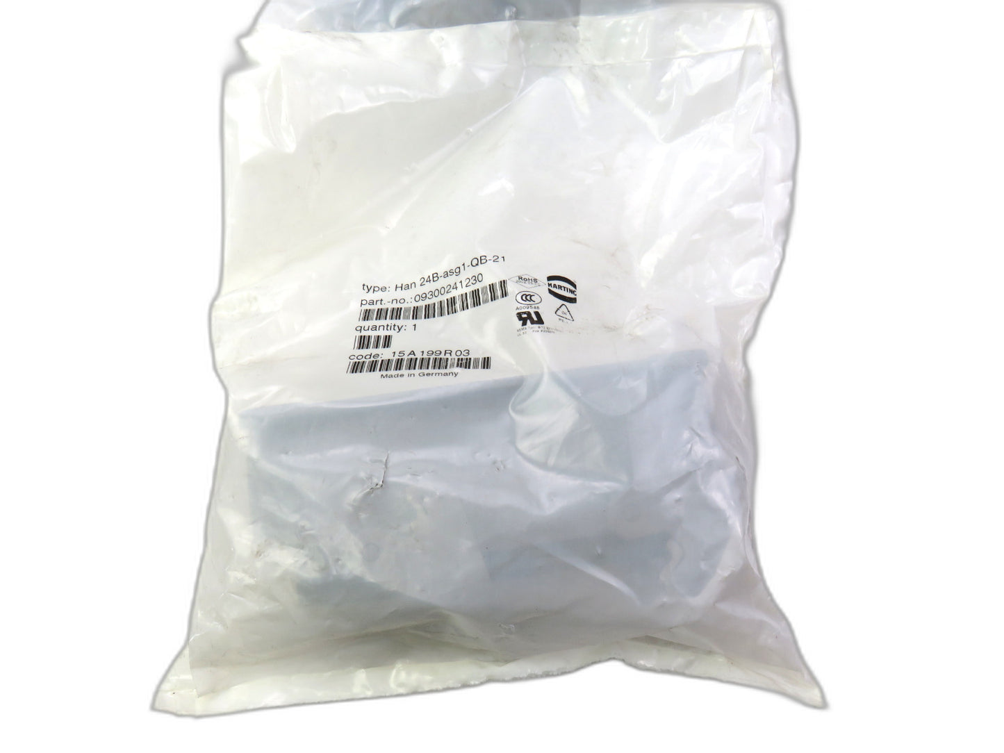 HARTING 9300241230 HAN 24B-asg1-QB-21 New