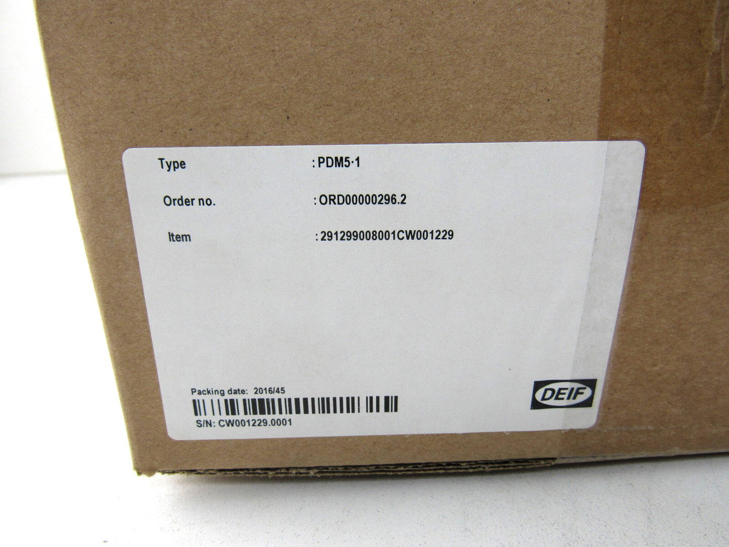 DEIF PDM5-1 Power and Distributed Communication Module New