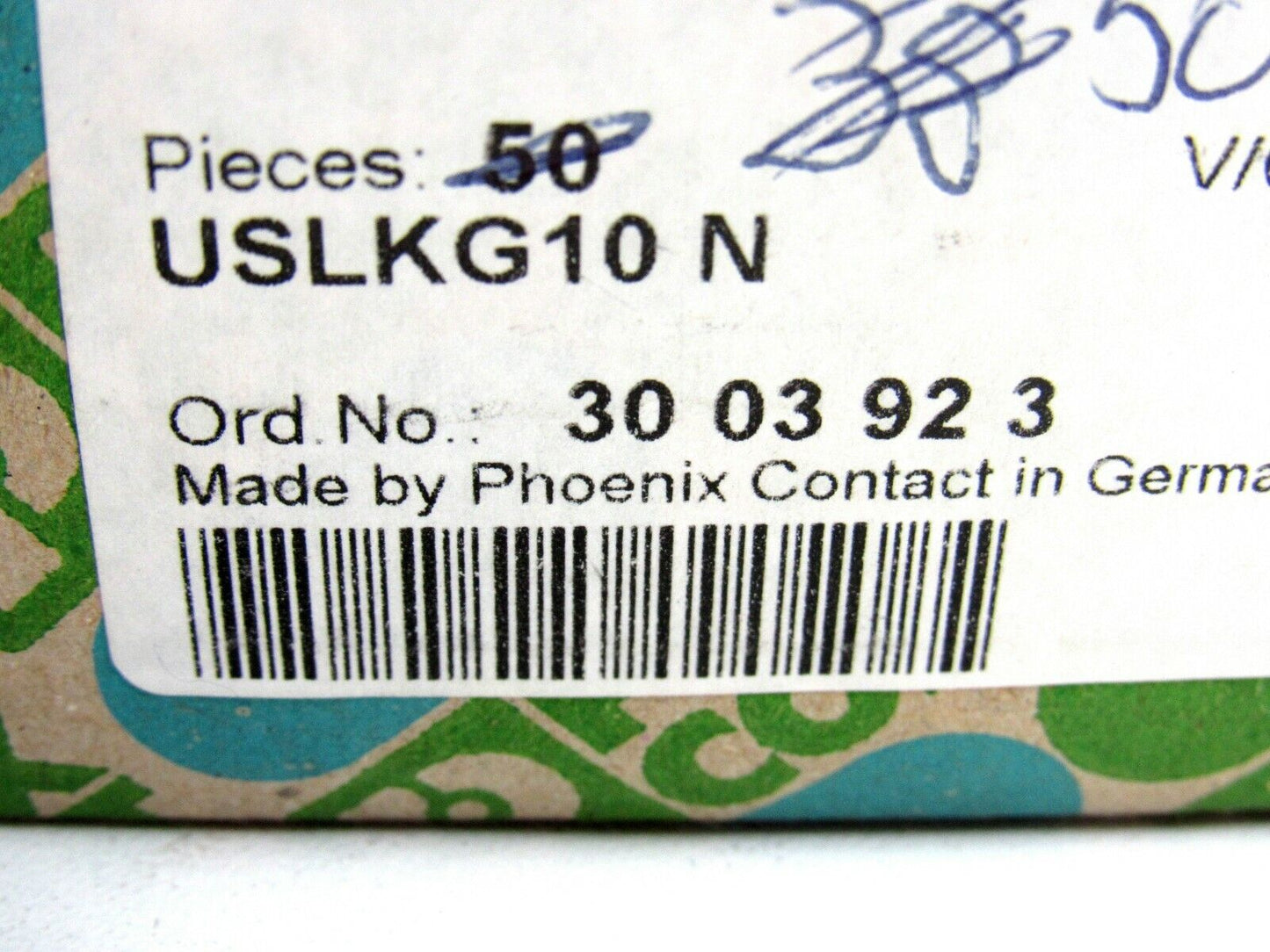 PHOENIX CONTACT USLKG10 N lot of 33 3003923 New