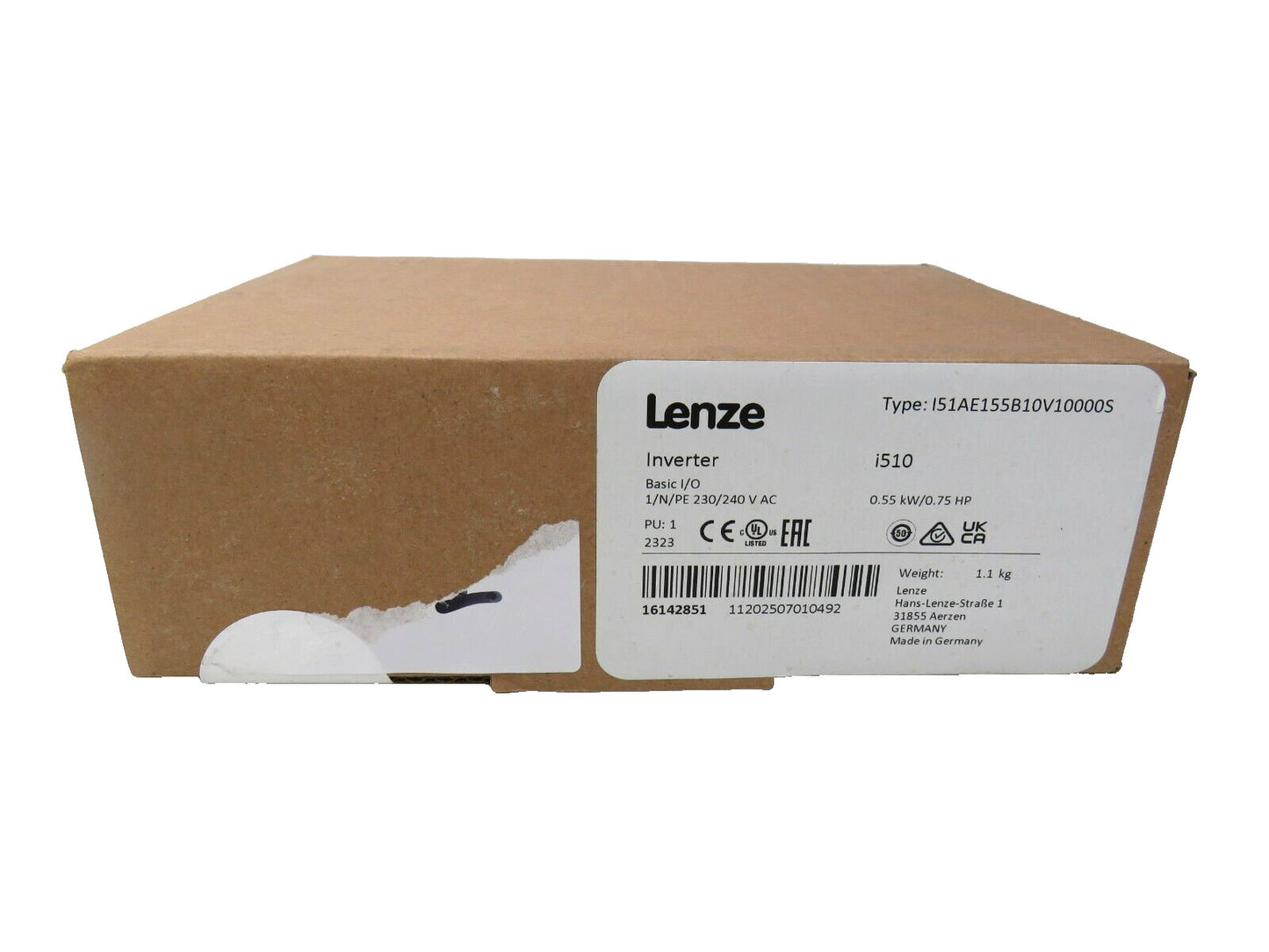LENZE I51AE155B10V10000S 16142851 New