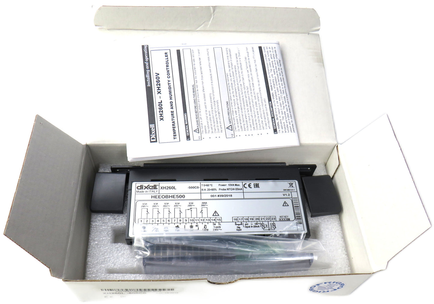 DIXELL EMERSON XH260L -500C0 230V CONTROLLER New