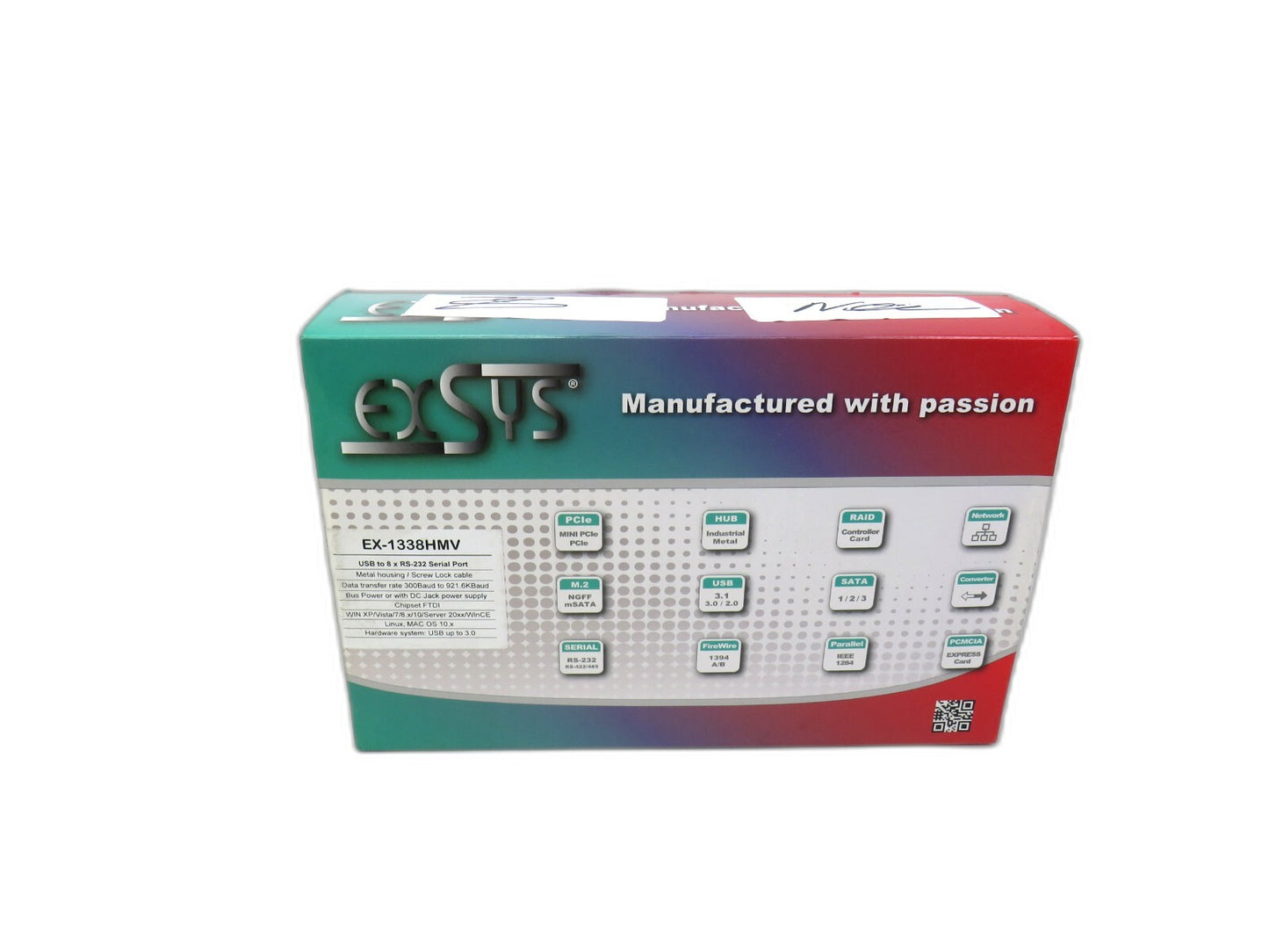 EXSYS EX-1338HMV USB to Serial Converter, RS232 New