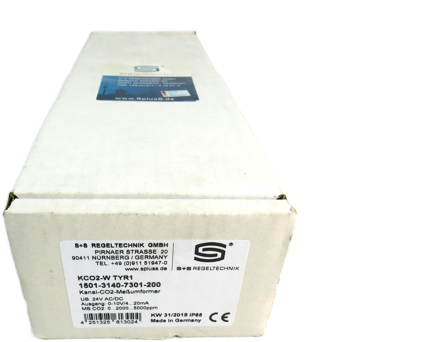 S+S REGELTECHNIK KCO2-W TYR1 1501-3140-7301-200 New